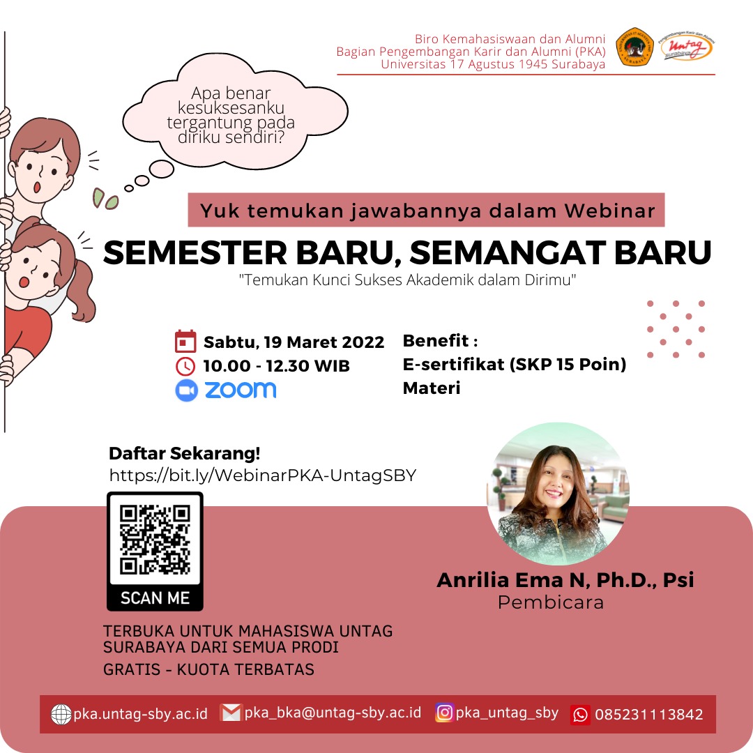 Webinar Semester Baru, Semangat Baru