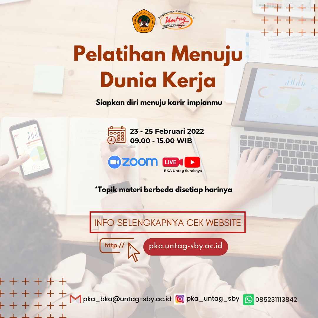 PENDAFTARAN PELATIHAN MENUJU DUNIA KERJA